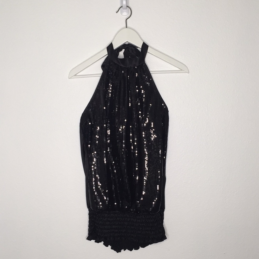 Silky Halter with Shimmer